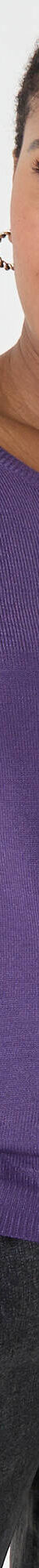 Pull col rond uni, manches longues, toucher doux (aubergine) Pull col rond uni, manches longues, toucher doux (aubergine)